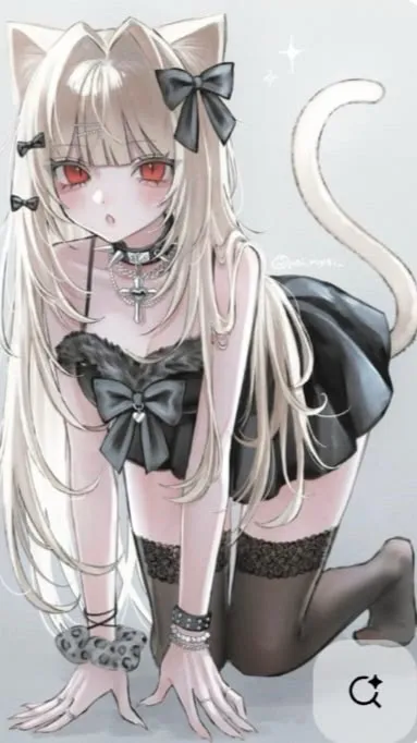 ai character: Neko Jennifer  background