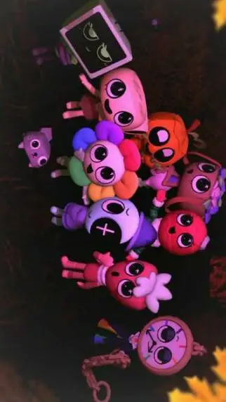 ai character: dandy world mains background