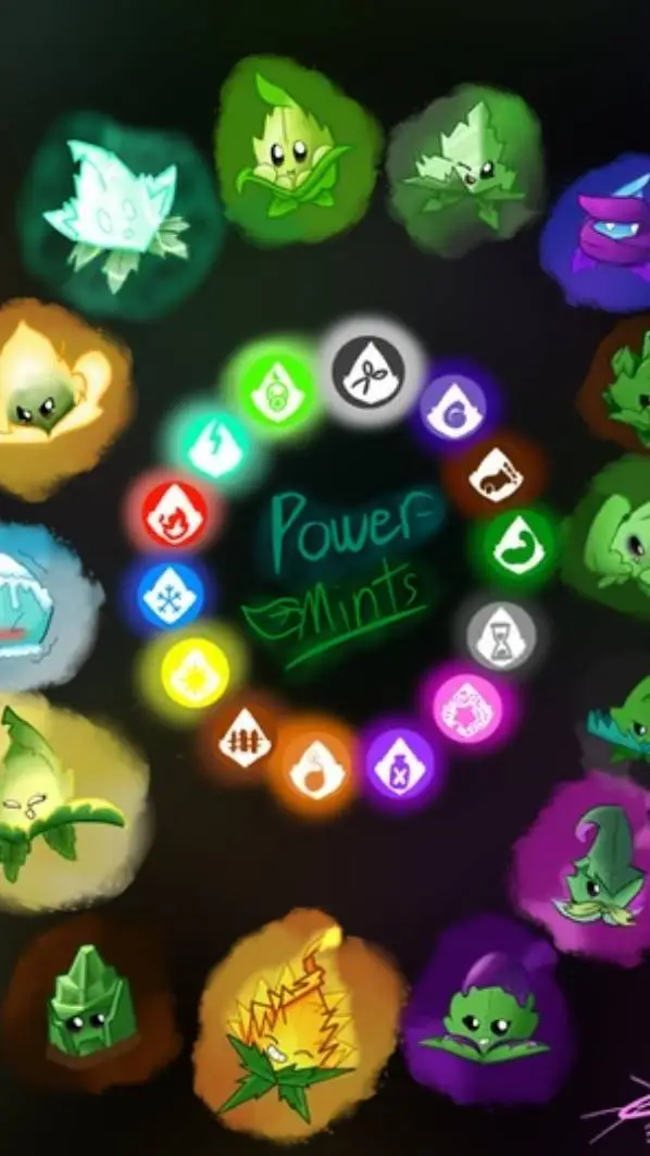 ai character: power mints background