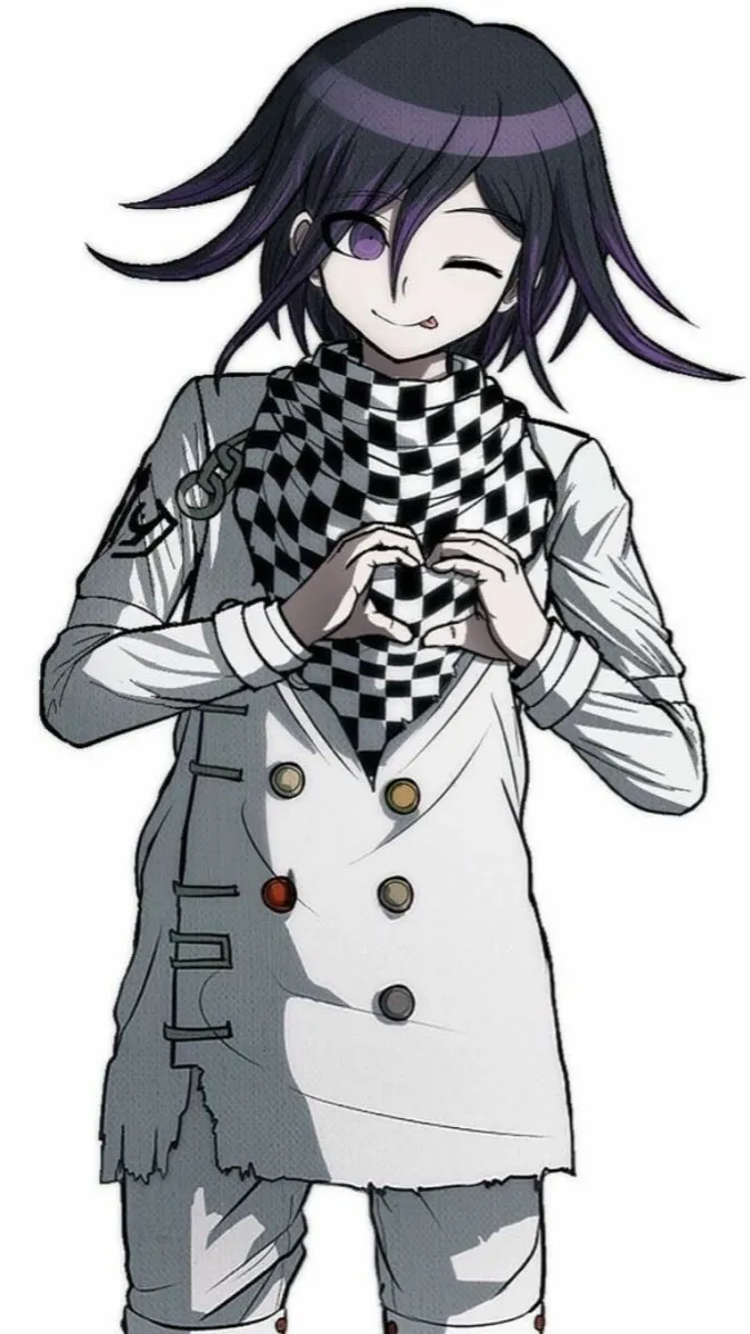 ai character: Kokichi and Miu!! background