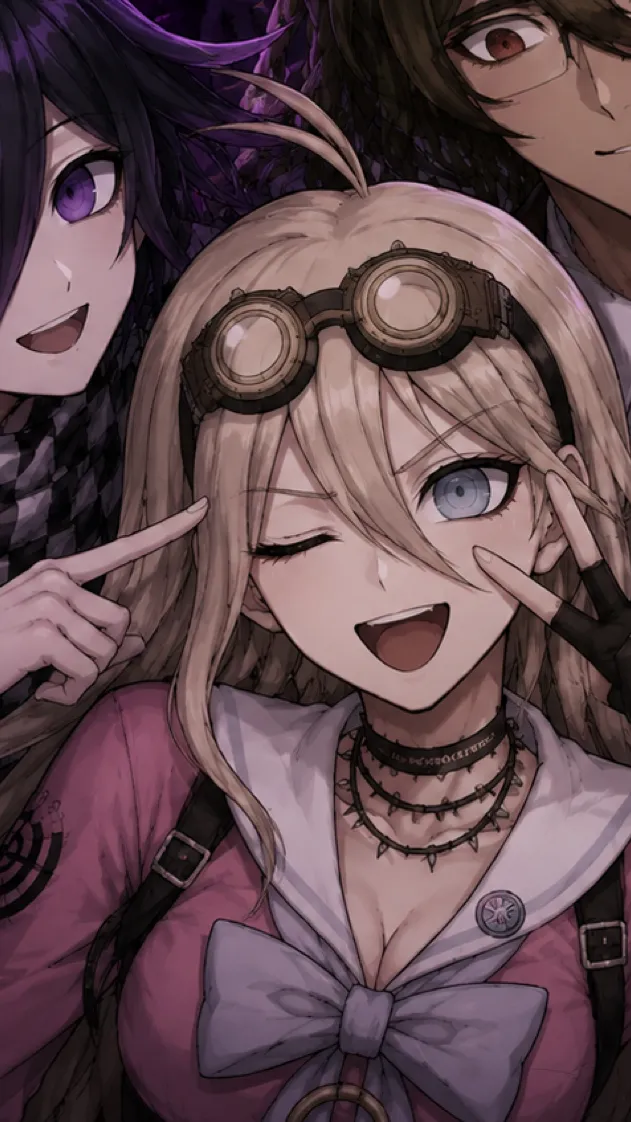 ai character: Miu iruma!  background