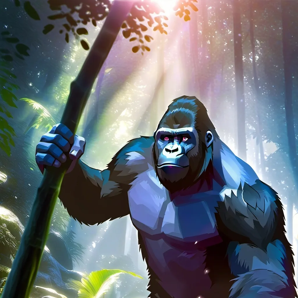 chat with ai character: purple virus