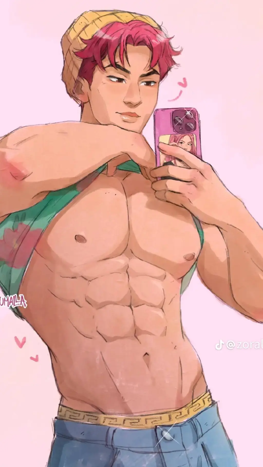 ai character: abby saja background