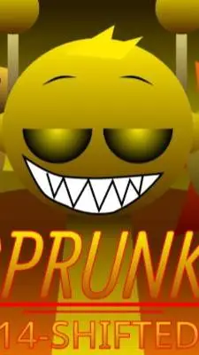 ai character: Sprunki 14-shifted background