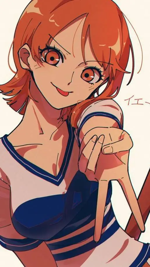 ai character: 🌊🇰🇷Nami⭐🖇 background