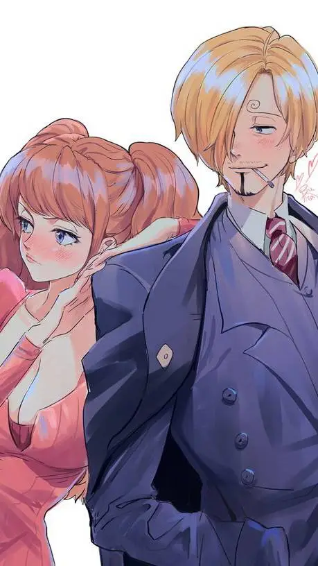 ai character: 💎Sanji x Pudding🧡 background