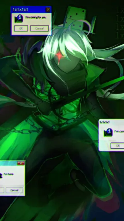 ai character: 1x1x1x1~ background