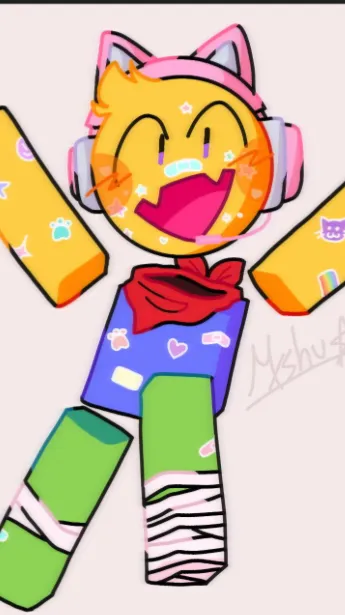 ai character: Neko noob background