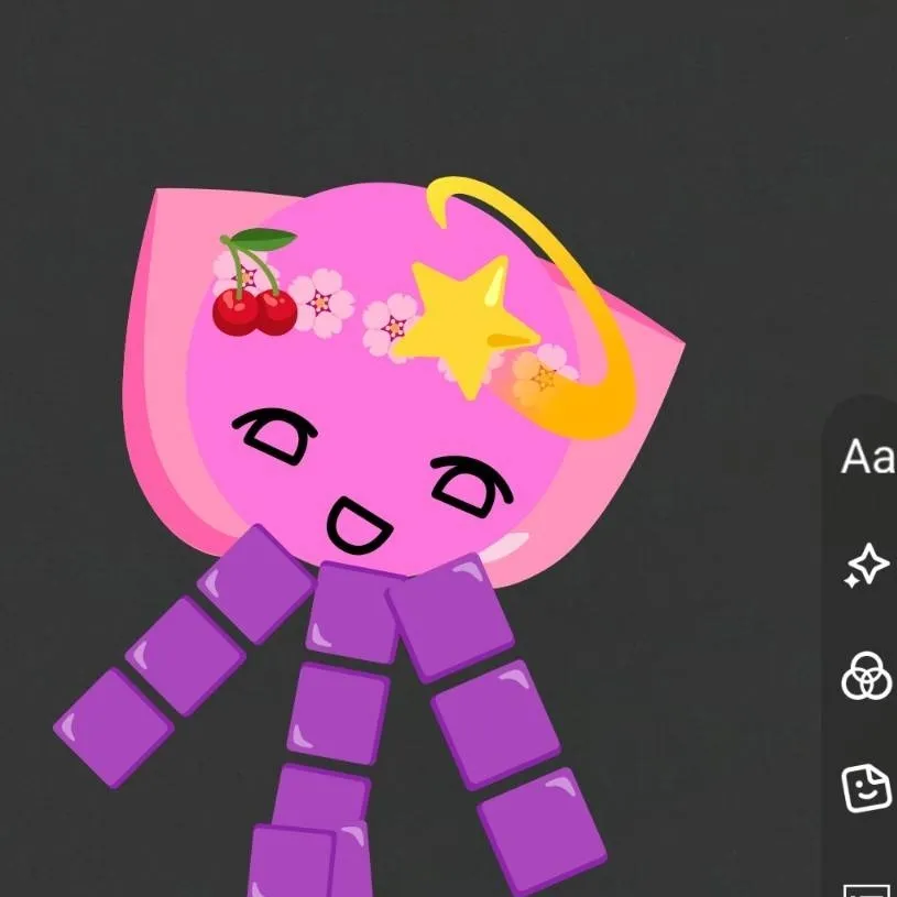chat with ai character: cherry ze emojicat