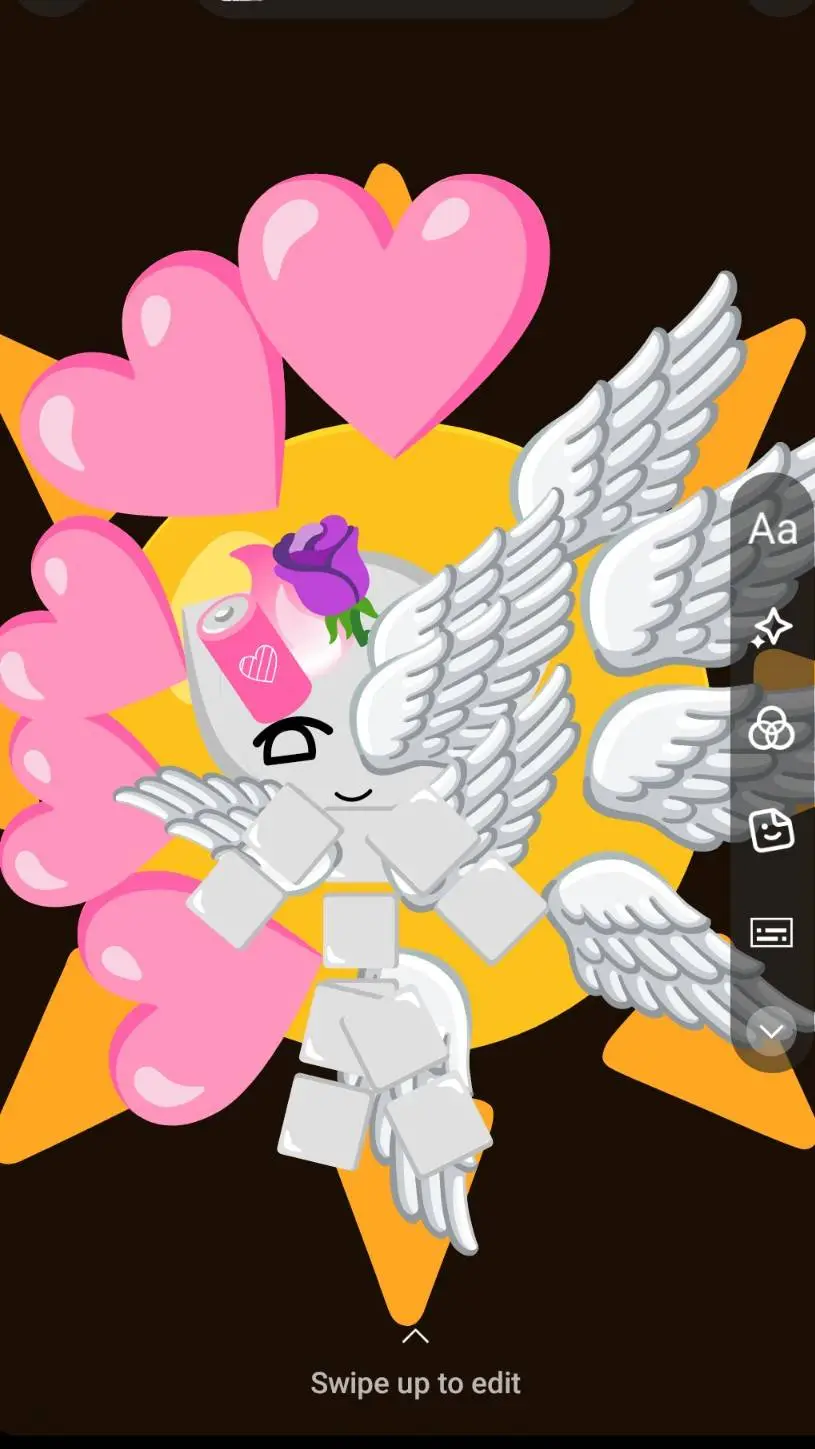 ai character: angelix 🪽 background