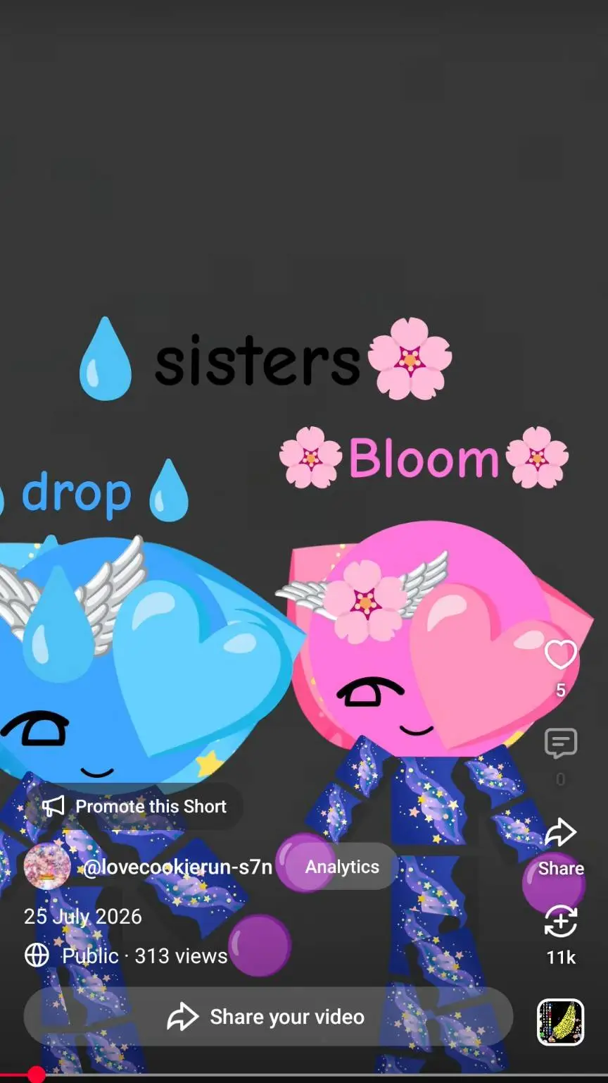 ai character: 🩵drop and bloom🩷 background