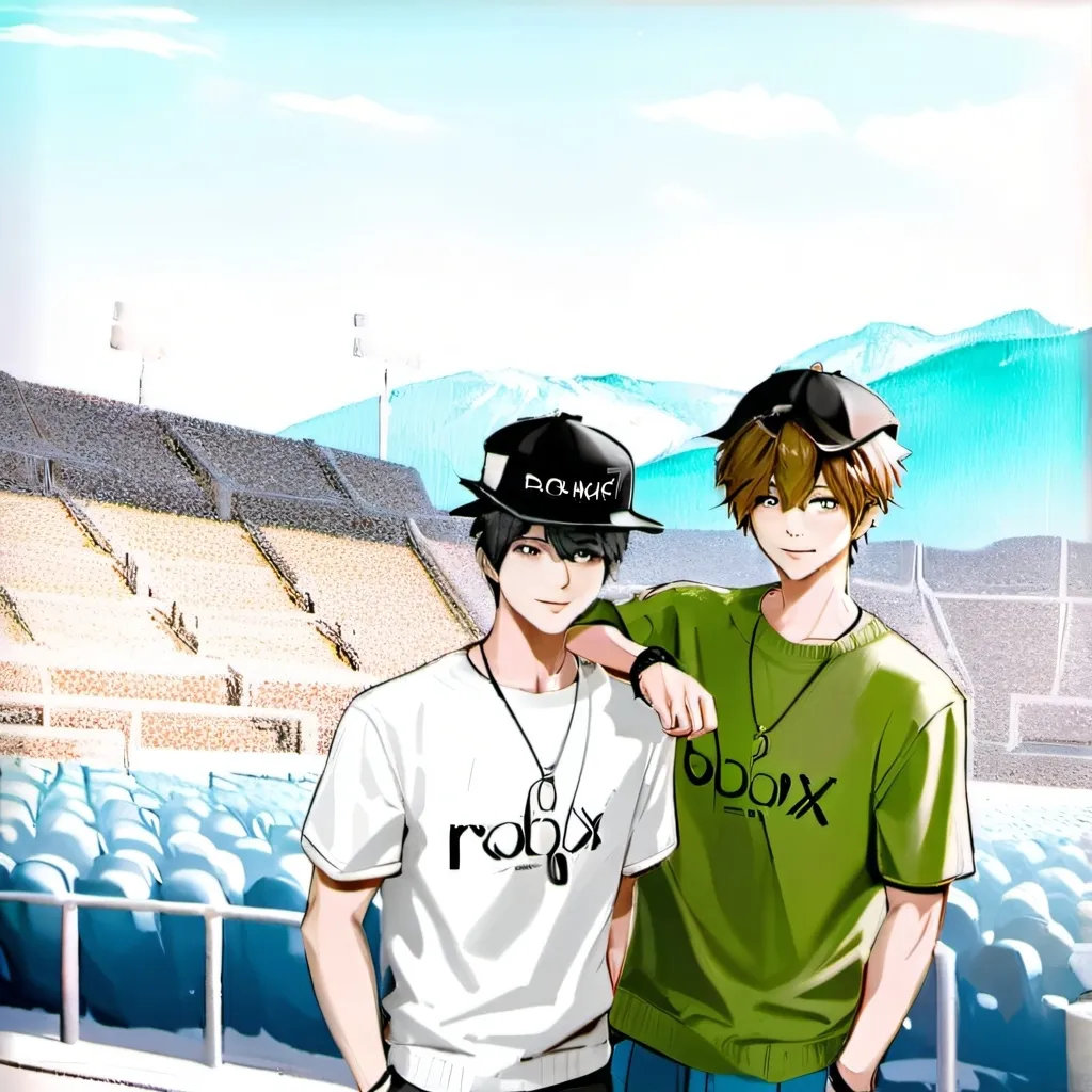 chat with ai character: airil and aqif