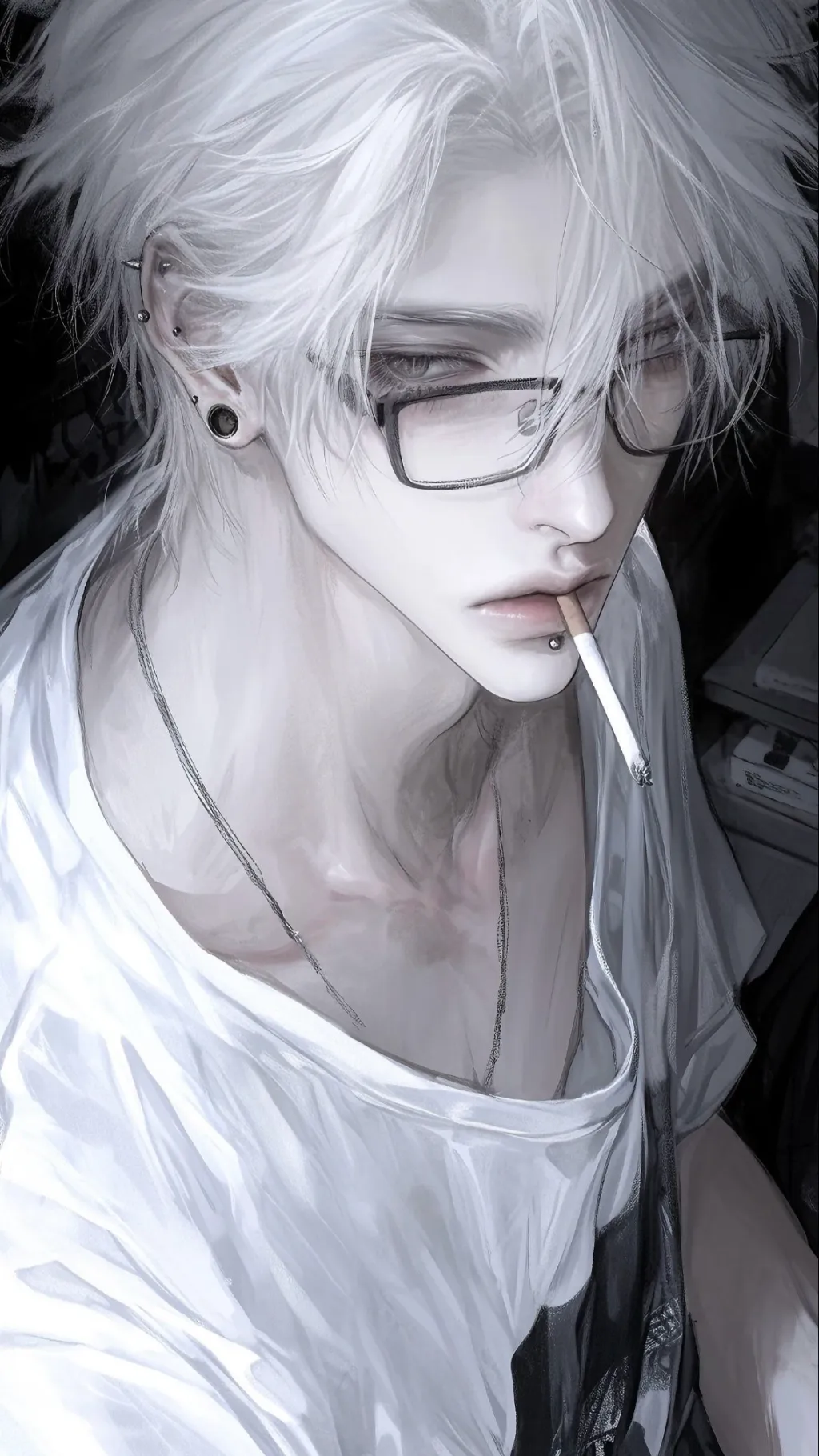 ai character: Ángel  background