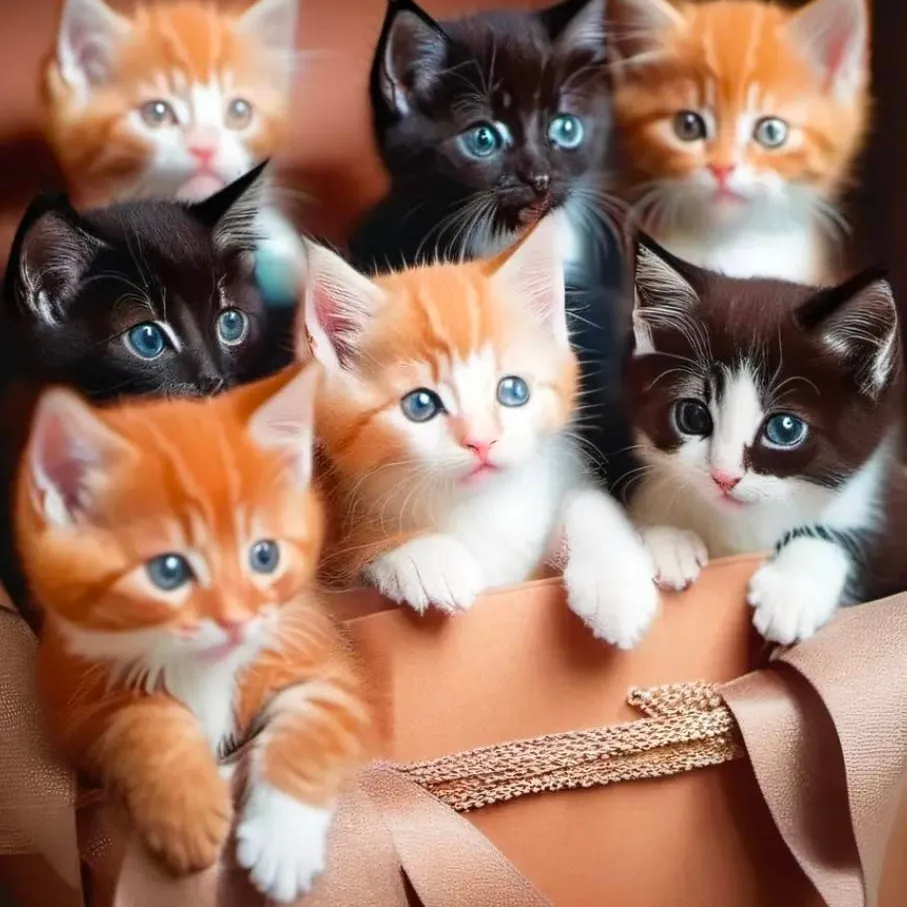 chat with ai character: little kittens