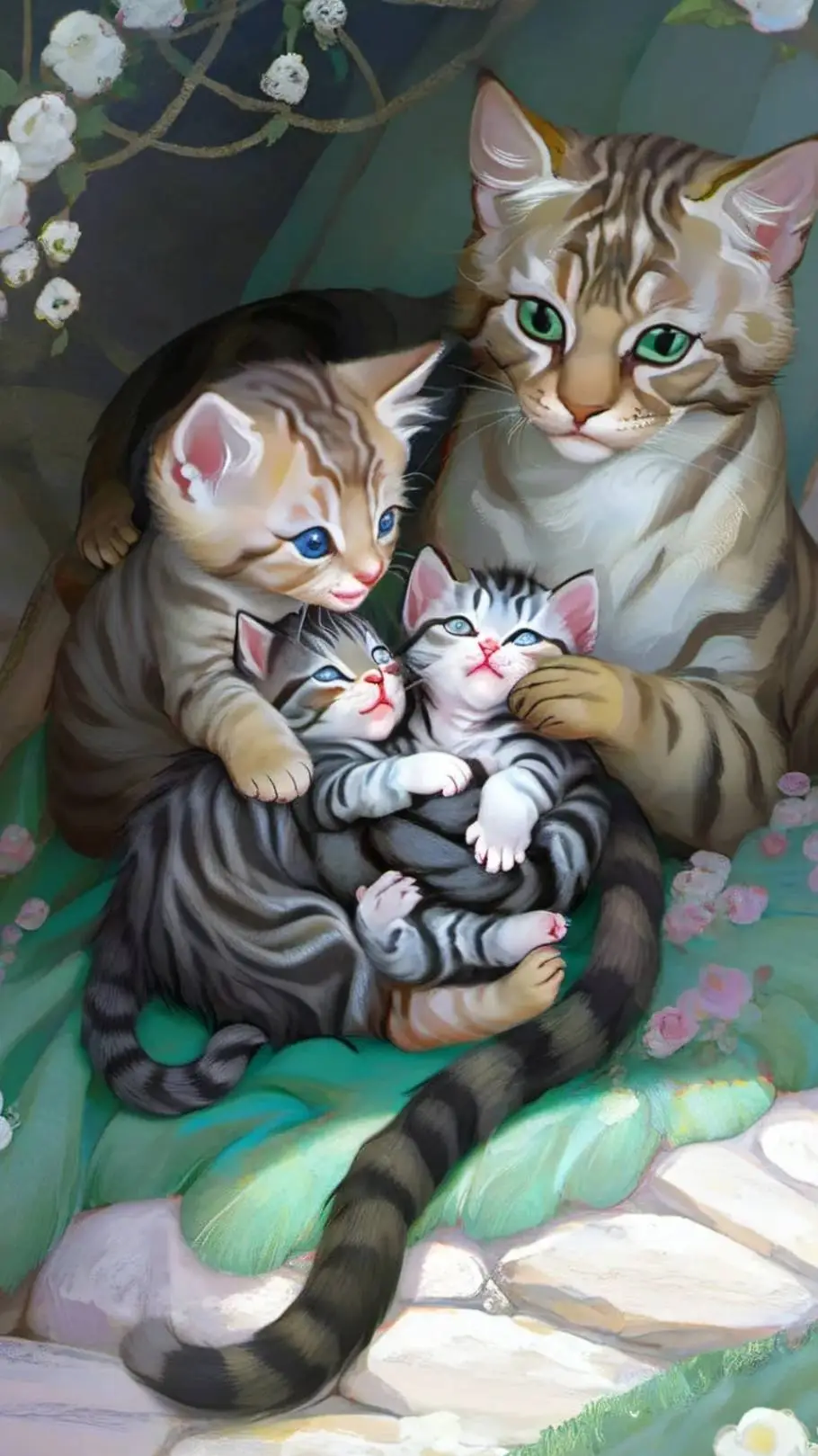 ai character: family from yuarqo background