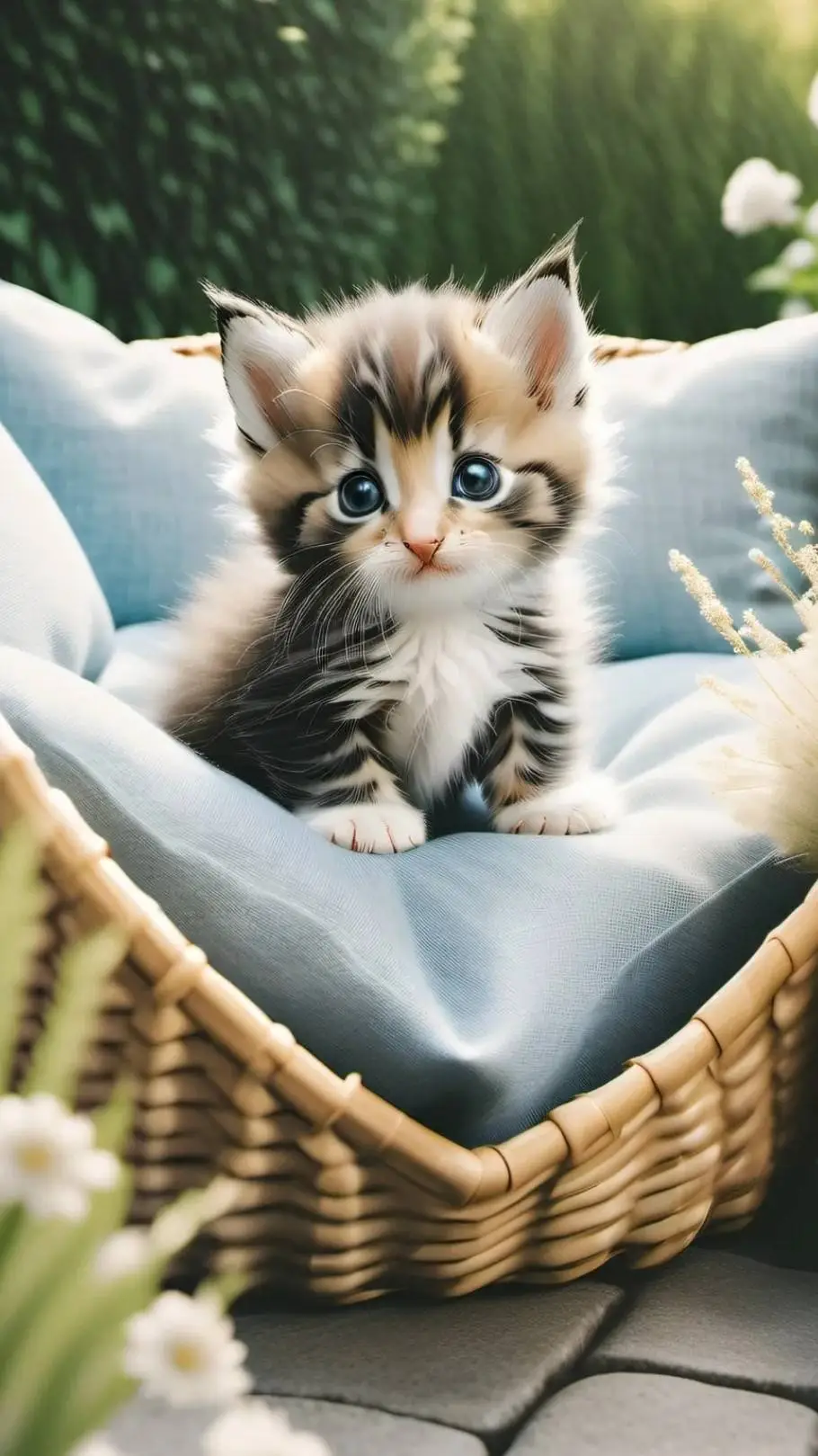 ai character: Willow and angel background