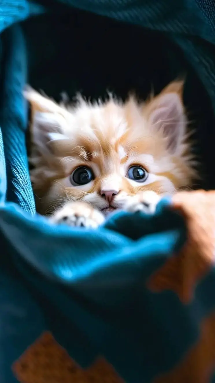 ai character: little orange🧡 background