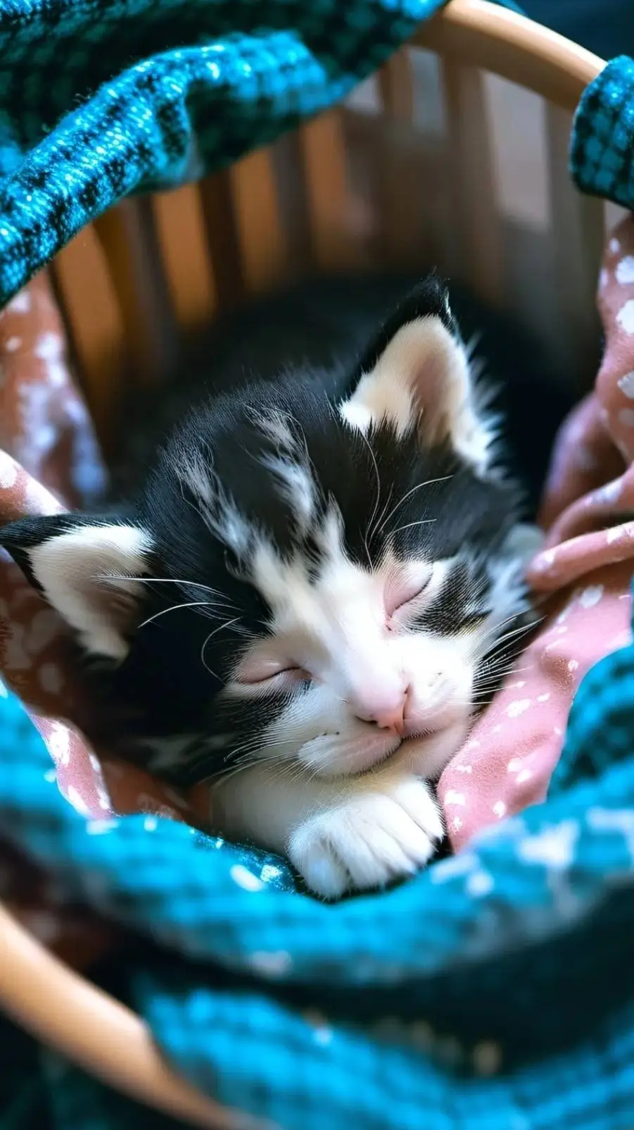 ai character: cute little kitten background