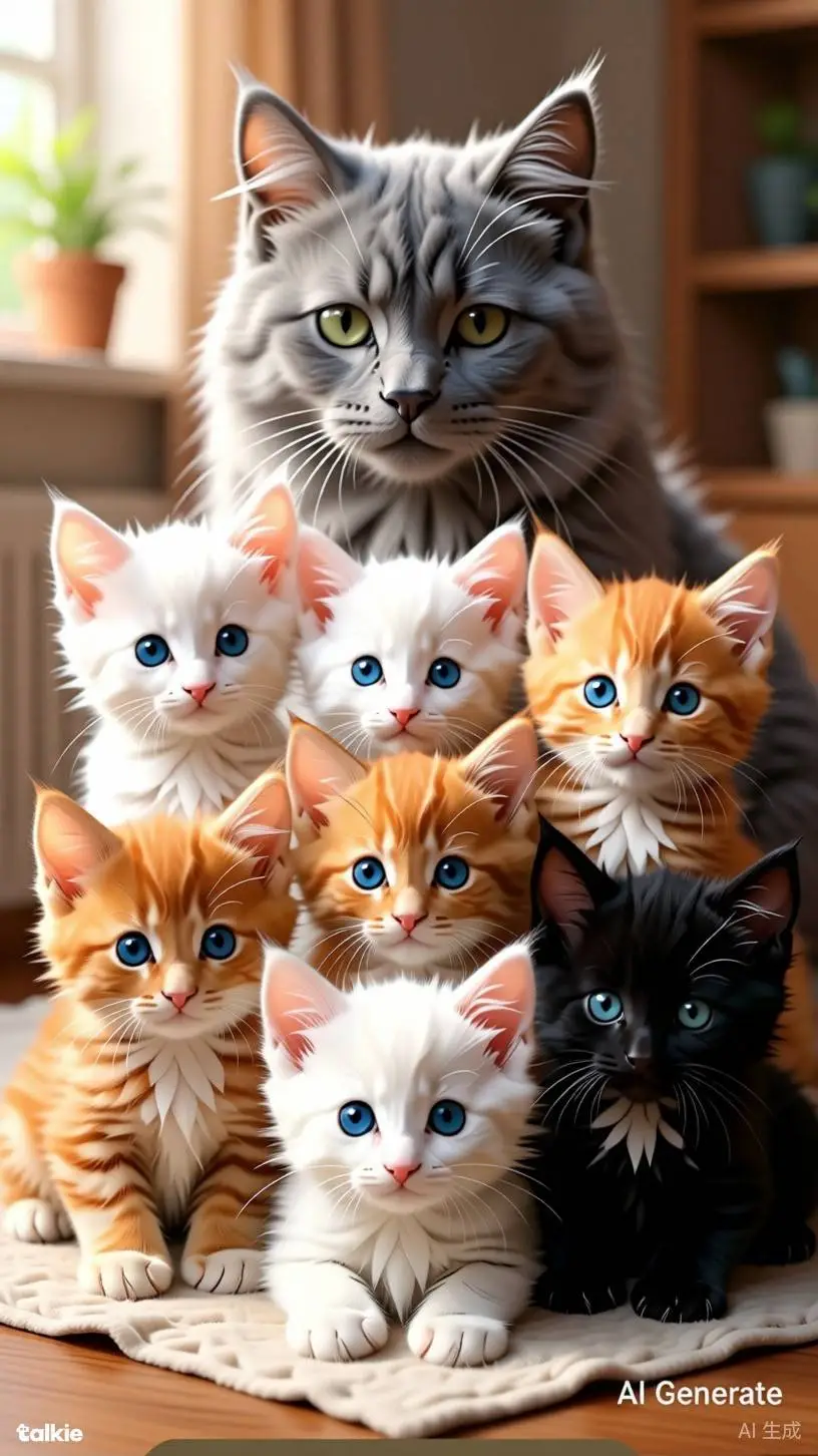 ai character: cat family background