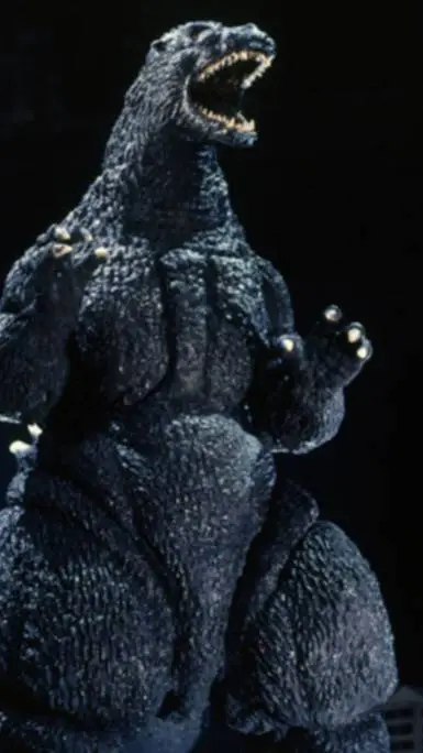 ai character: Godzilla Heisei background