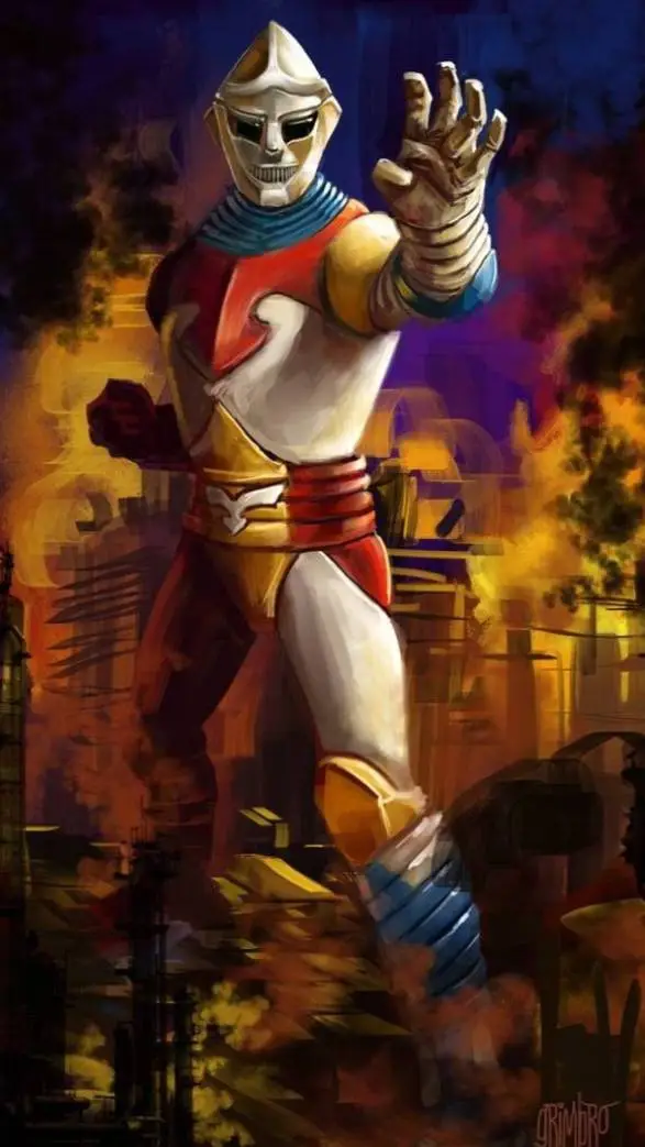 ai character: Jet Jaguar background