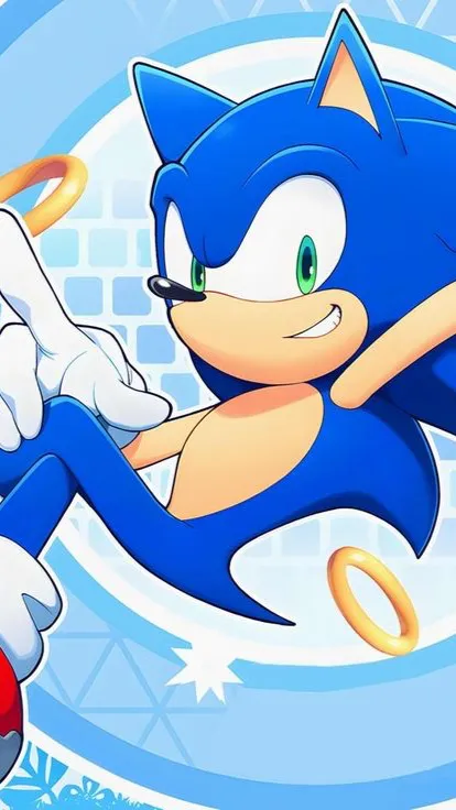 ai character: Sonic the hedgehog background