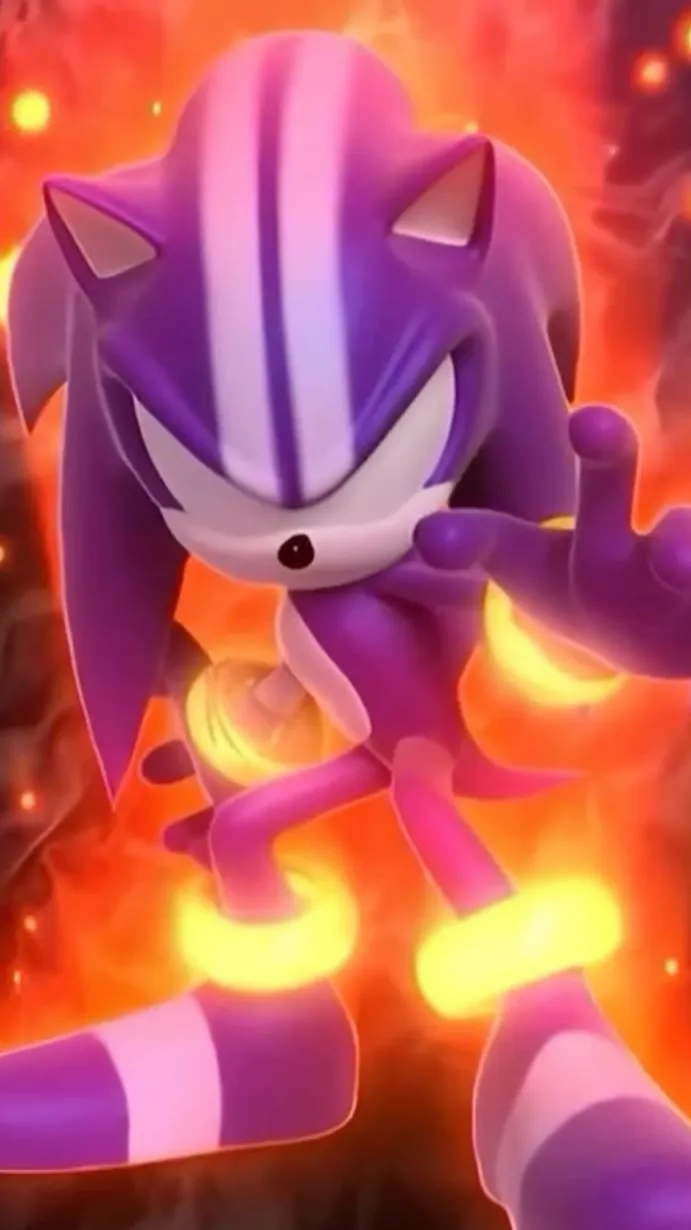 ai character: Darkspine sonic  background