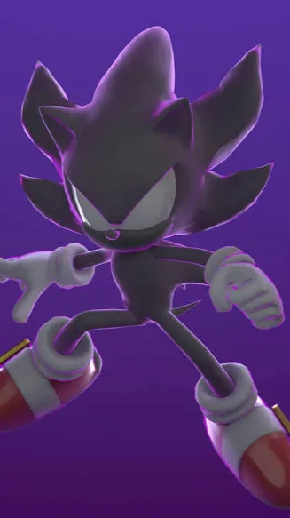 ai character: Dark sonic  background