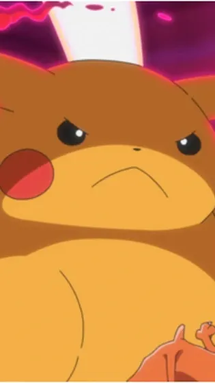 ai character: FatPikachu monster background