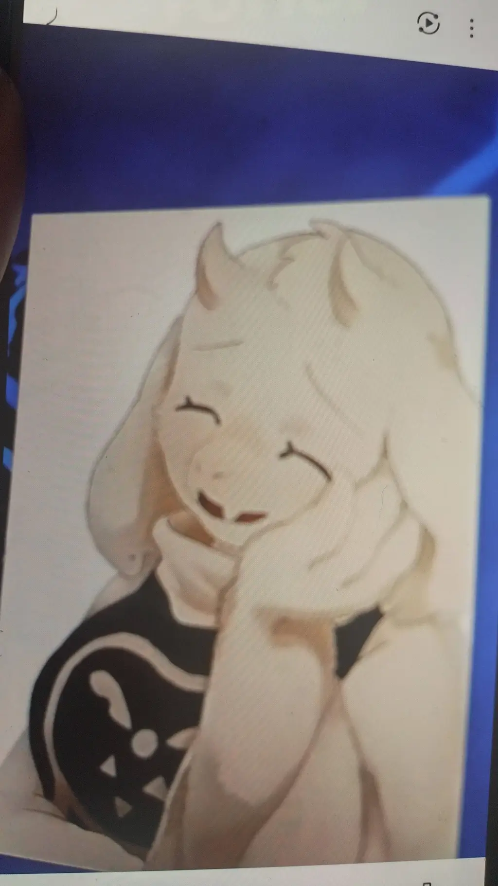 ai character: mommy toriel  background
