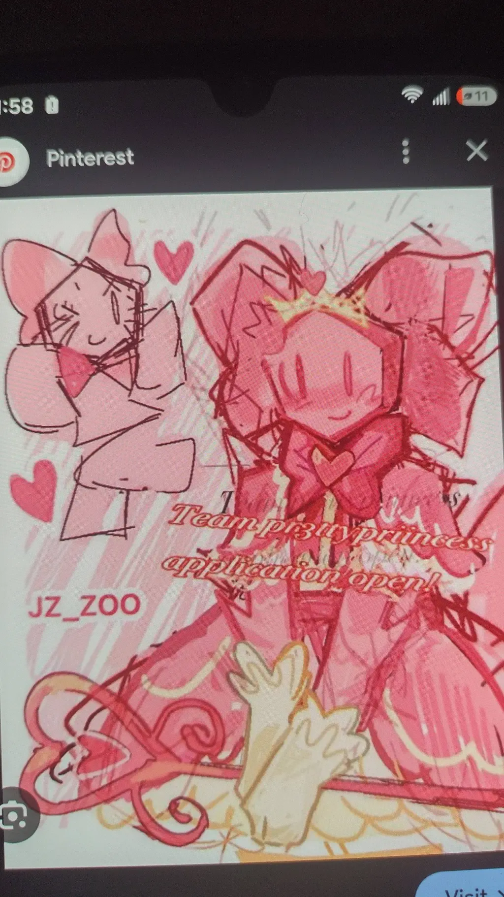 ai character: pretty princess tf background
