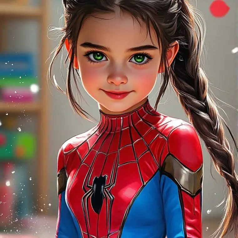 ai character: SpiderLily background