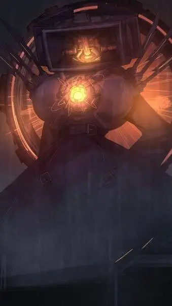 ai character: Titan tv woman  background