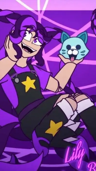 ai character: lily Love br@ids  background