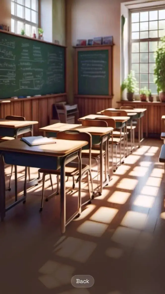 ai character: School background