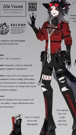 ai character: Zélie Vincent background