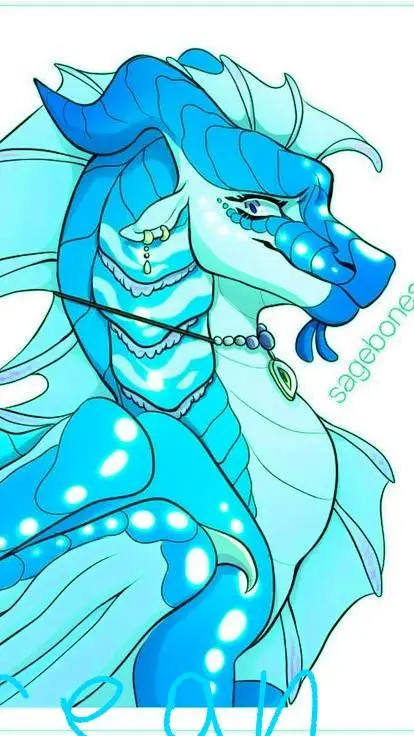 ai character: Queen Ocean background