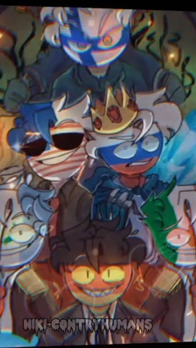 ai character: Countryhumans  background