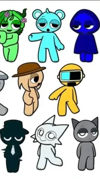 ai character: Sprunki  background