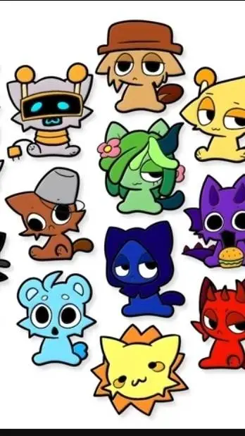 ai character: Sprunki kittens 2 background