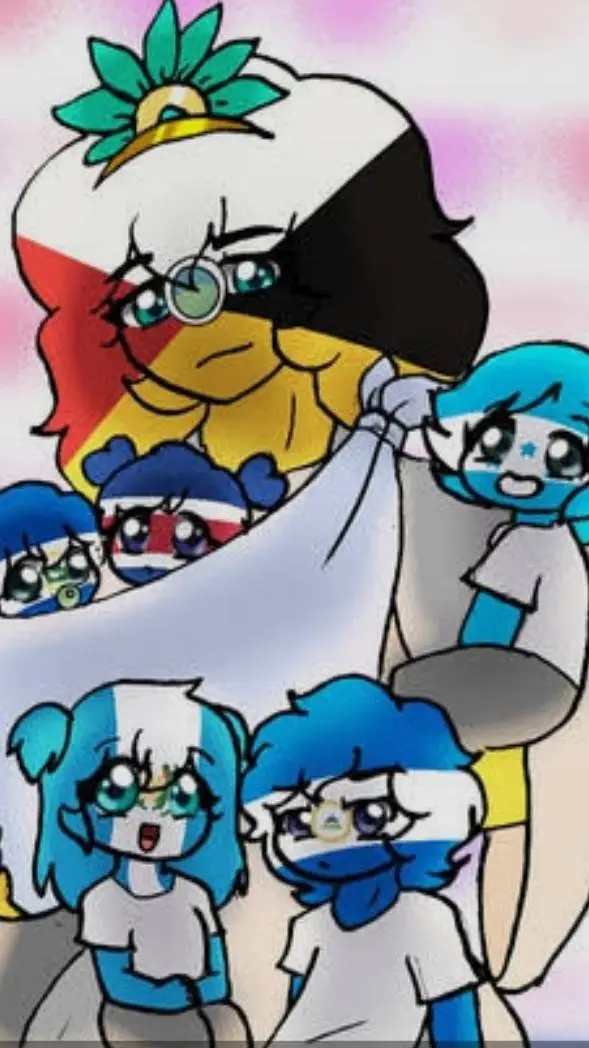 ai character: Countryhumans  background