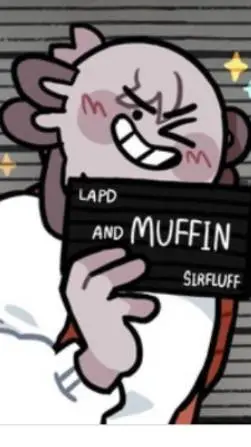 ai character: 🎱Muffin🎱 background