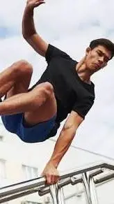 ai character: PARKOURGOD background