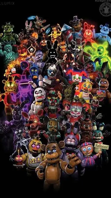 ai character: fnaf  background