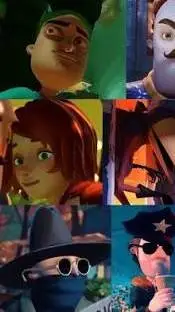 ai character: hello neighbor cre background