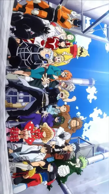 ai character: Class 1b mha  background