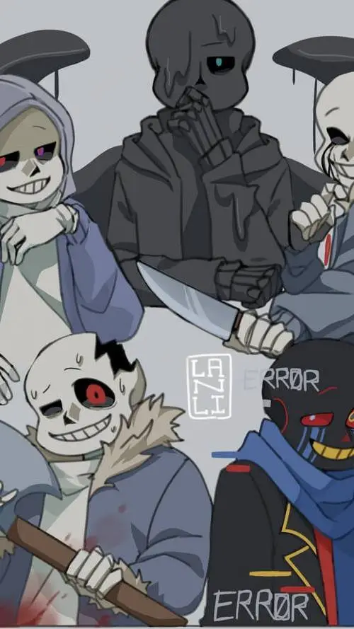 ai character: bad sans what if background