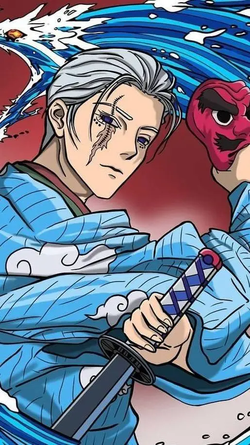 ai character: urokodaki background