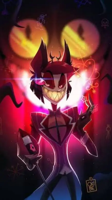 ai character: Alastors SISTER?!? background