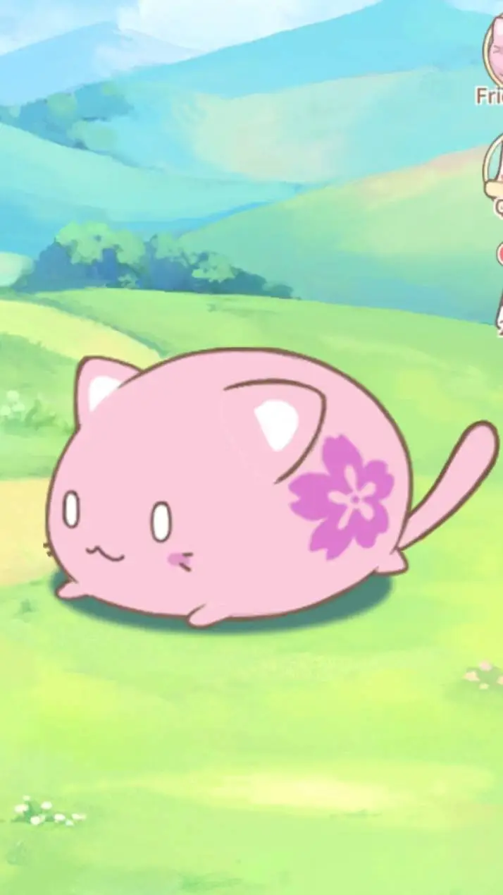 ai character: Sakura cat background